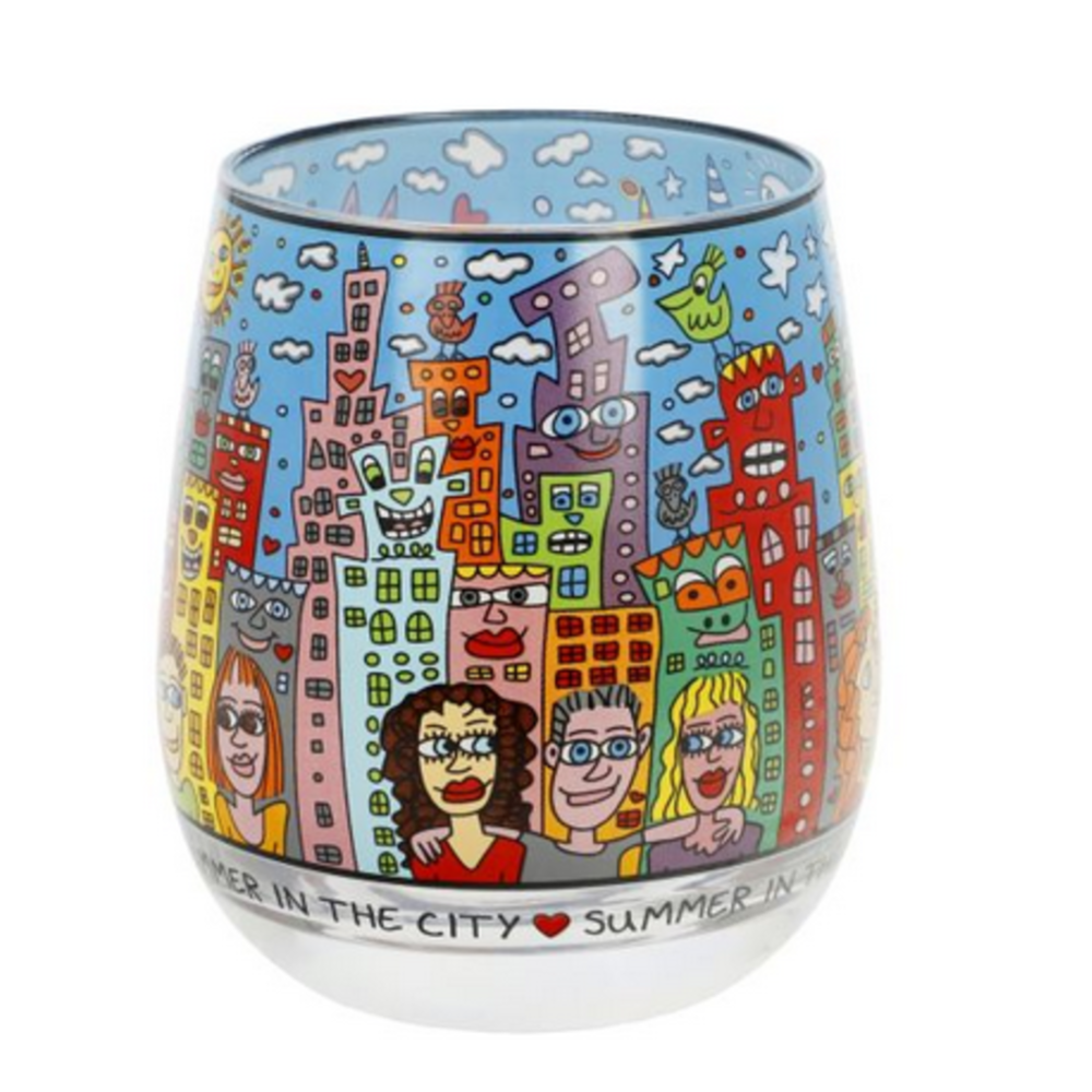 GOEBEL JAMES RIZZI BICCHIERE SUMMER IN THE CITY POP ART