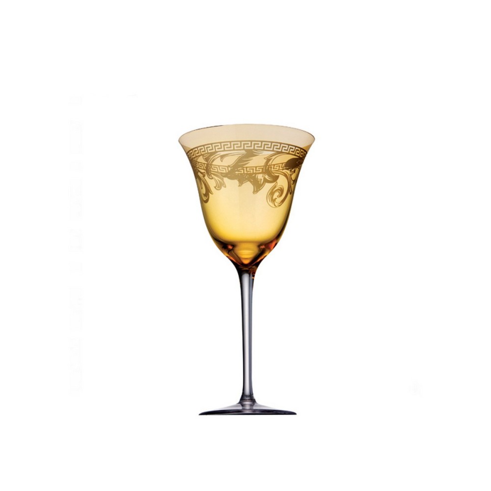 VERSACE ROSENTHAL Calice vino bianco-Arabesque Amber-Versace