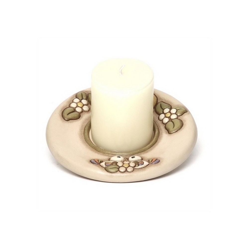 **-30%** Piatto piattino quadrato ceramica bianco per candela a stelo Lumen 